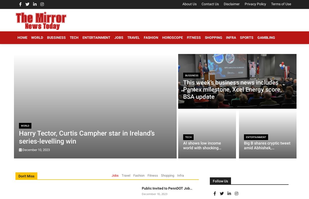 
The Mirror News Today