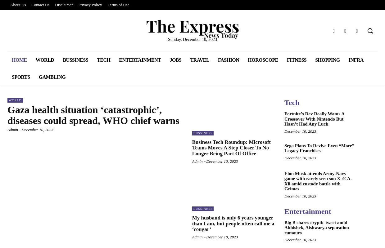 The Express News Today
