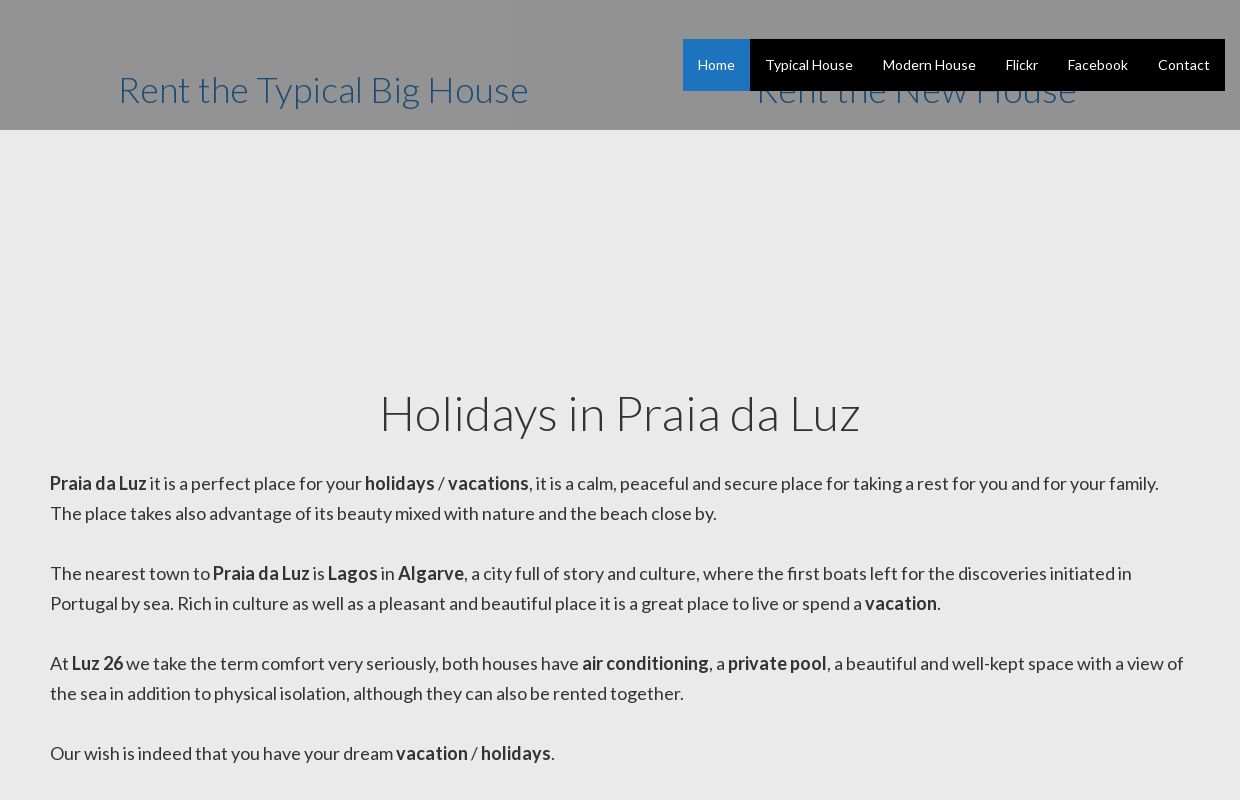 Luz House - Casa da Luz | Holidays, Vacations in Algarve, Luz, Lagos