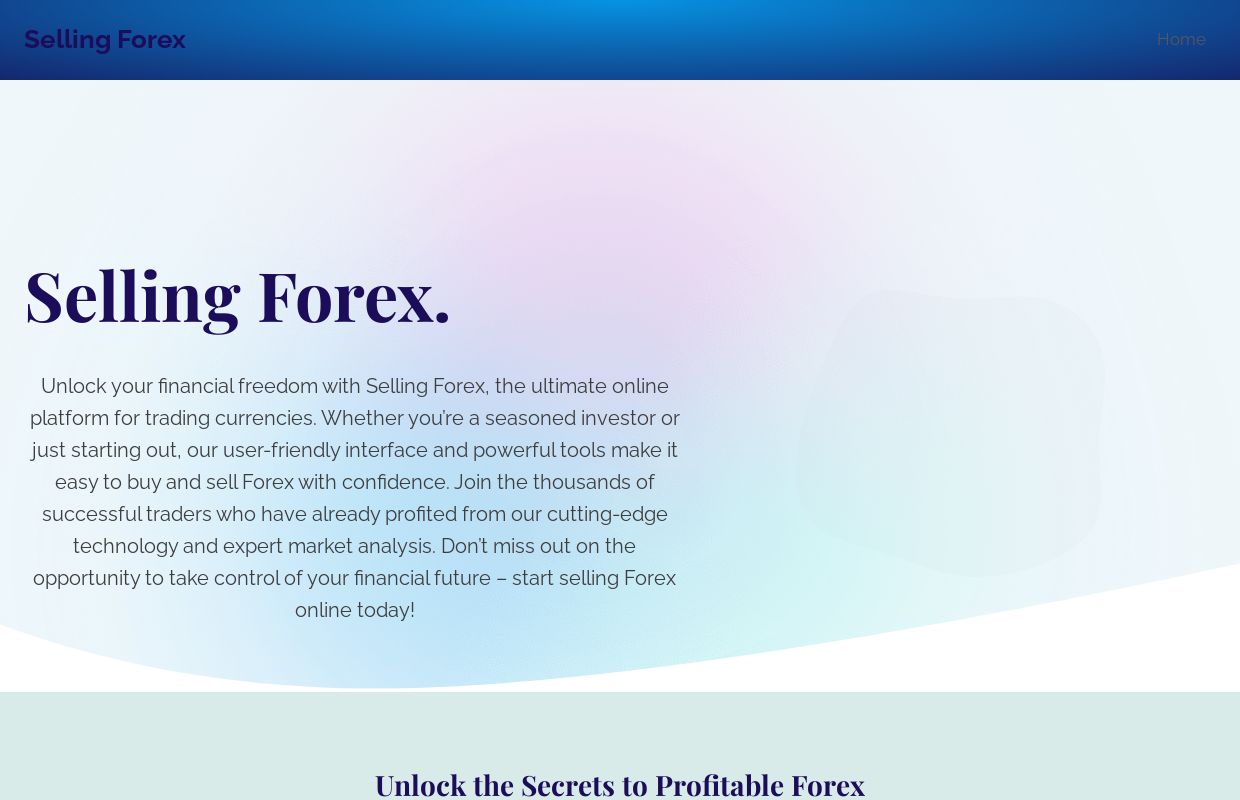 Home - Selling Forex