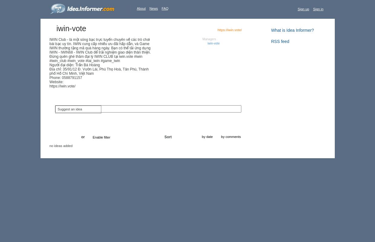 Idea Informer » Feedback 2.0