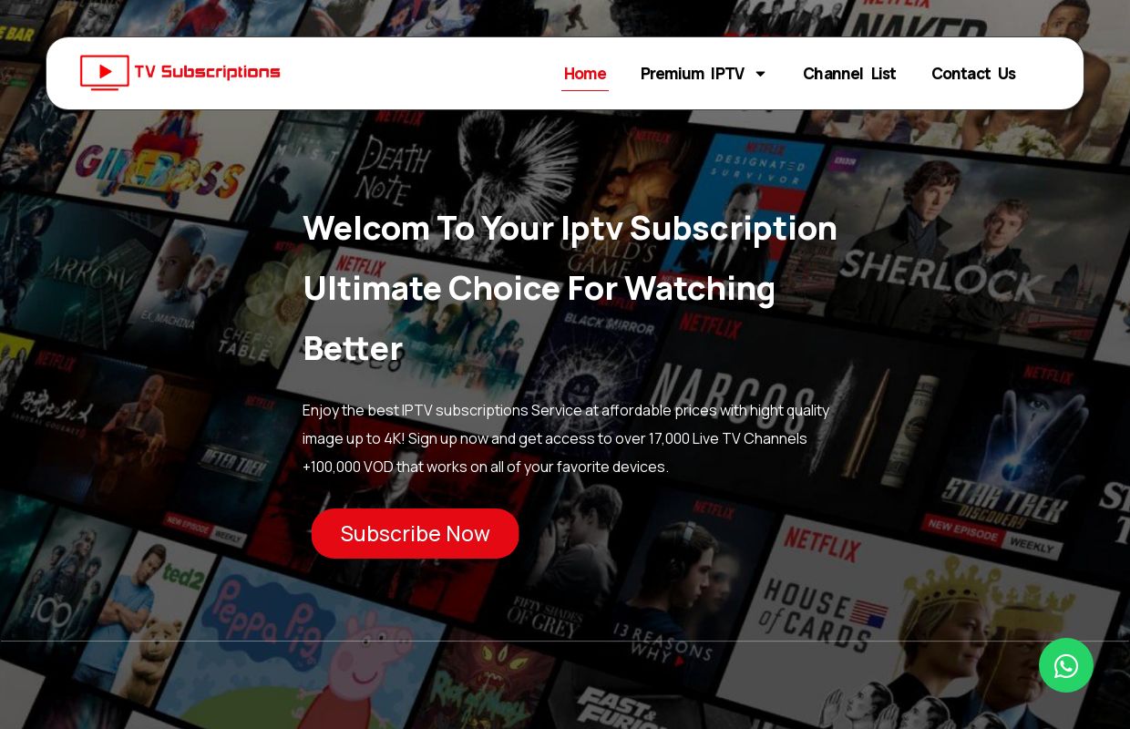 Welcom to Iptv subscription