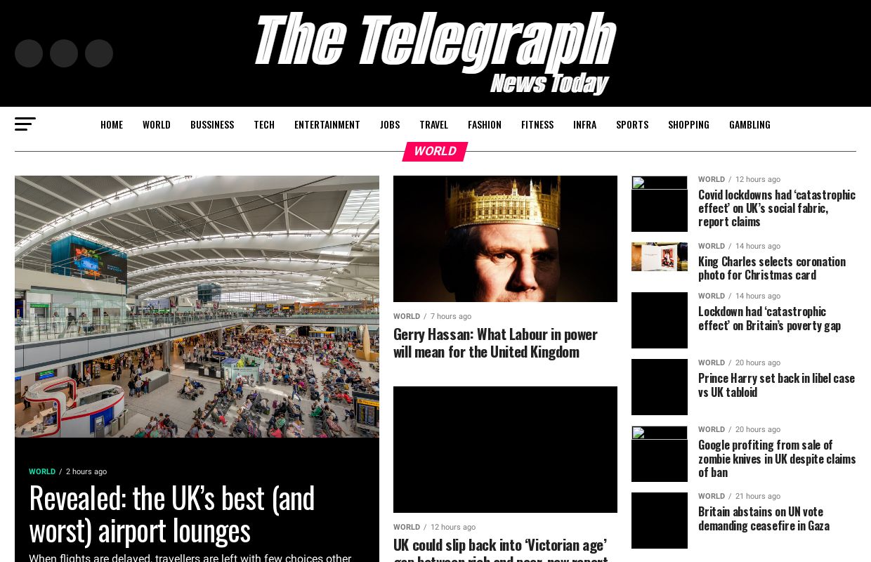 The Telegraph News Today