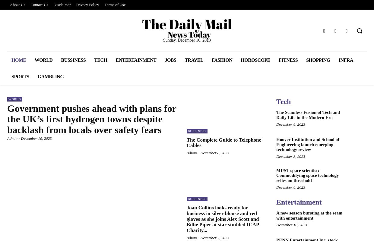 The Daily Mail News Today