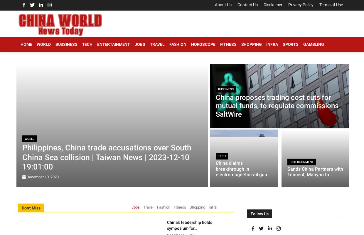 
China World News Today