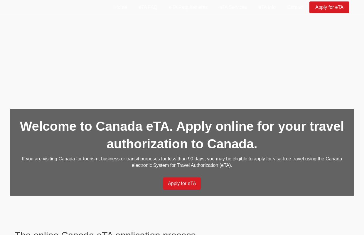 Home - Apply for Canada eTA - Canada eTA