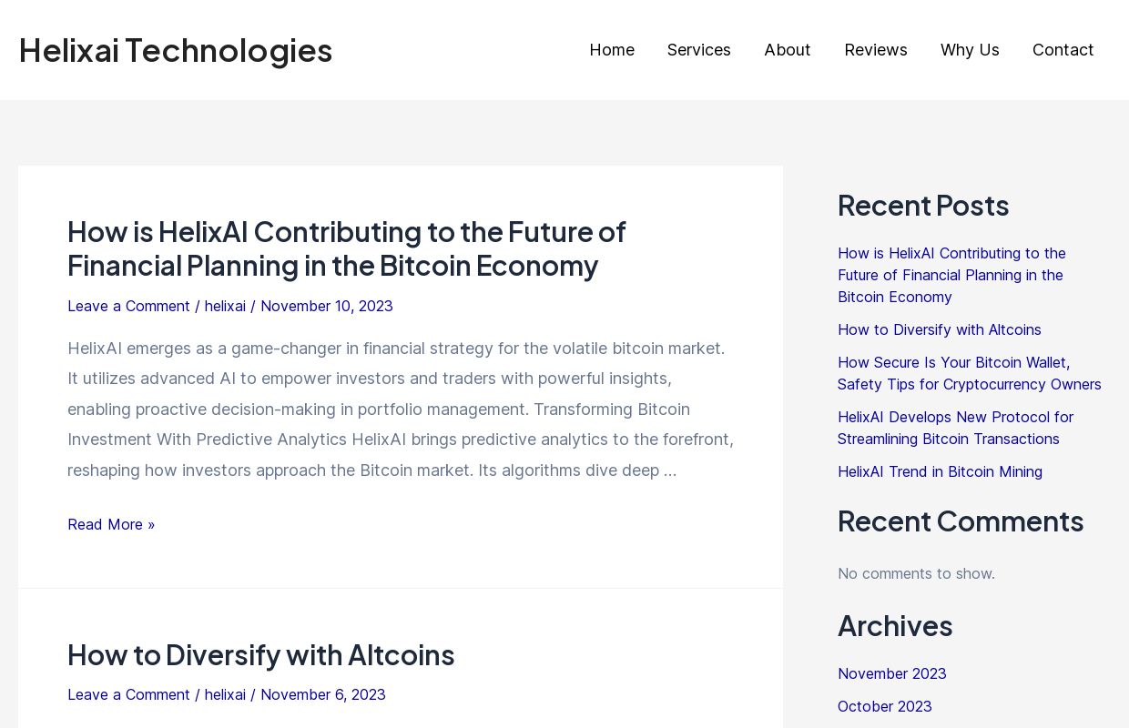 Helixai Technologies - Leading the Blockchain Revolution