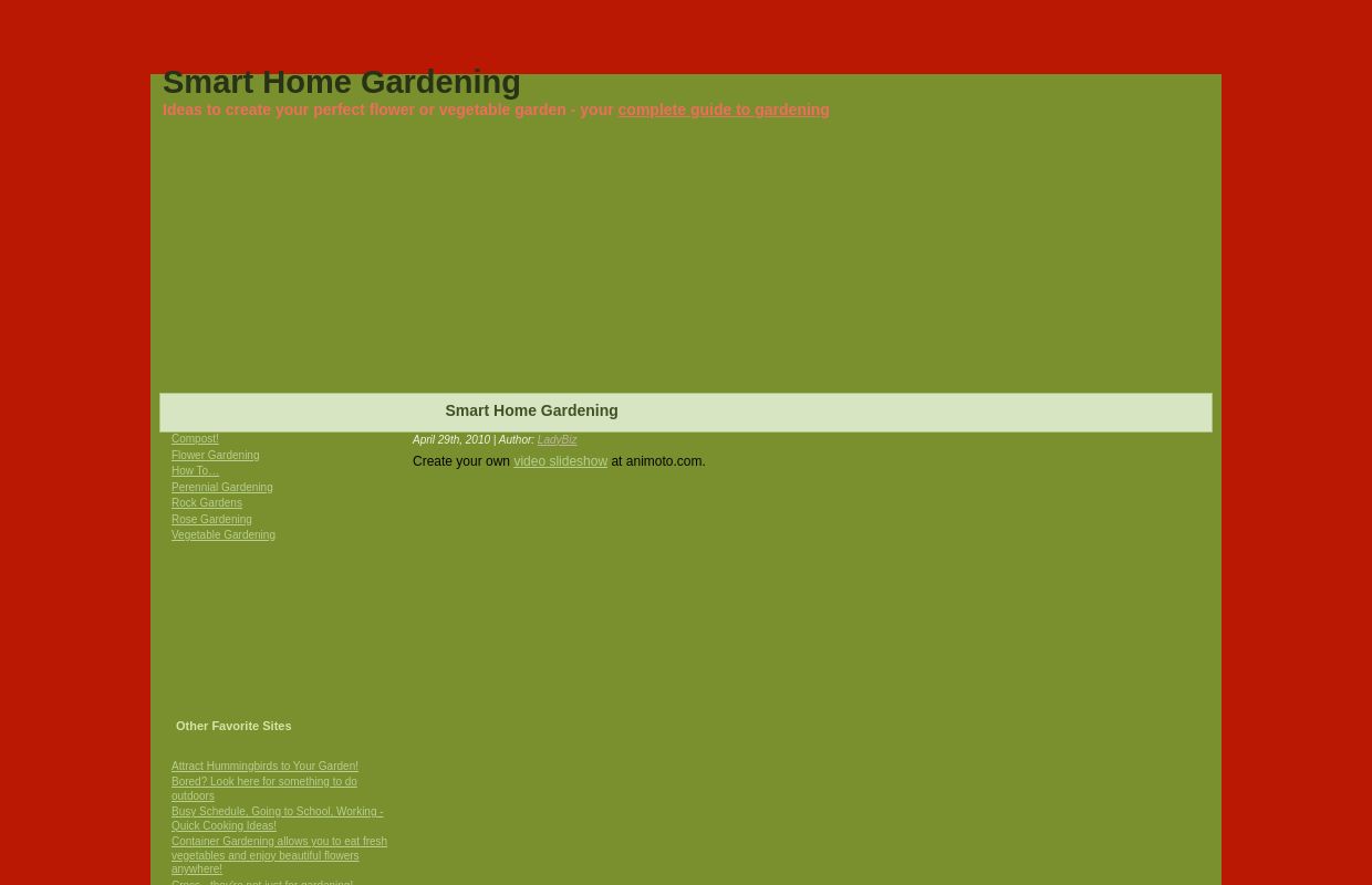 Smart Home Gardening