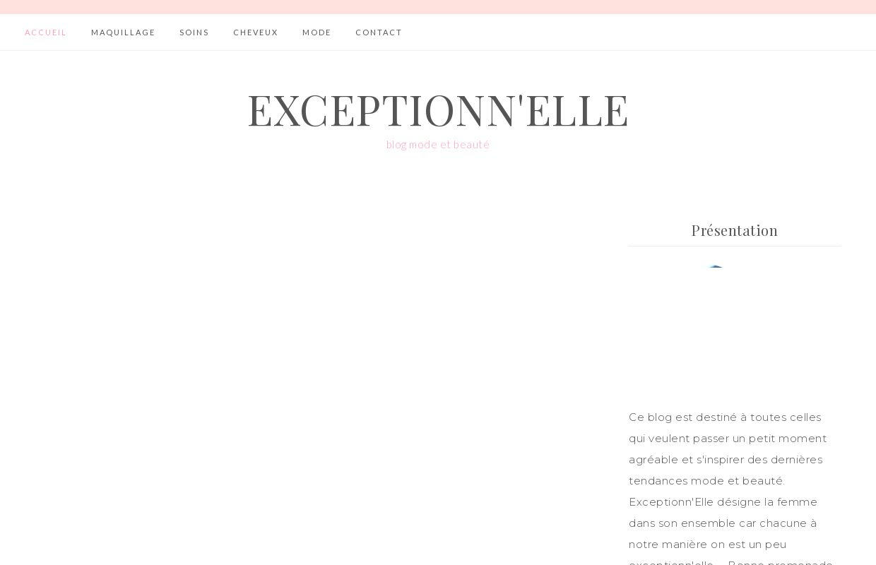 ExceptionnElle - Blog beauté, mode & magazine beauté