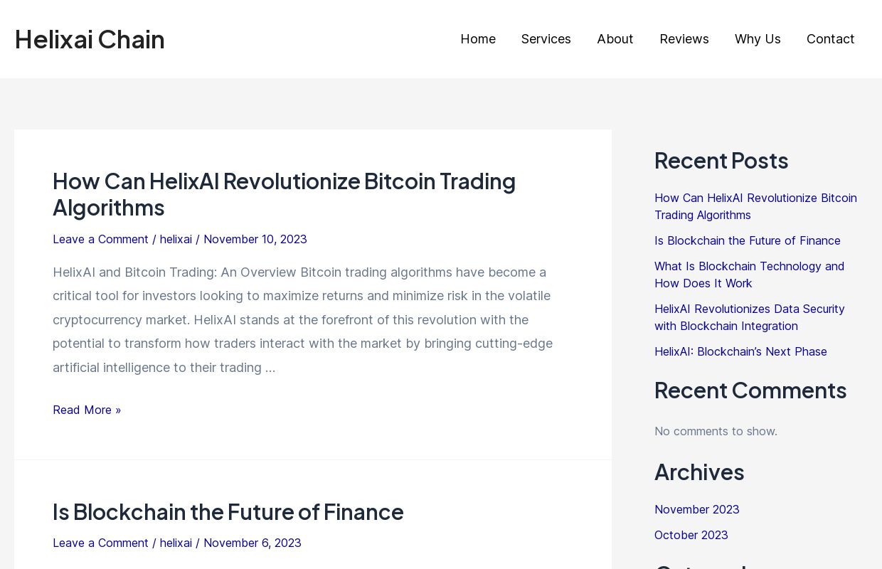 Helixai Chain - Pioneering Blockchain Solutions for Tomorrow