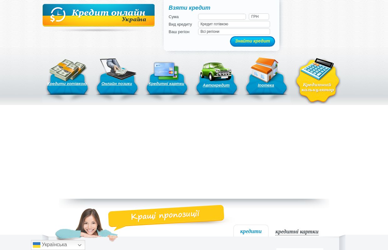 Кредити в Україні