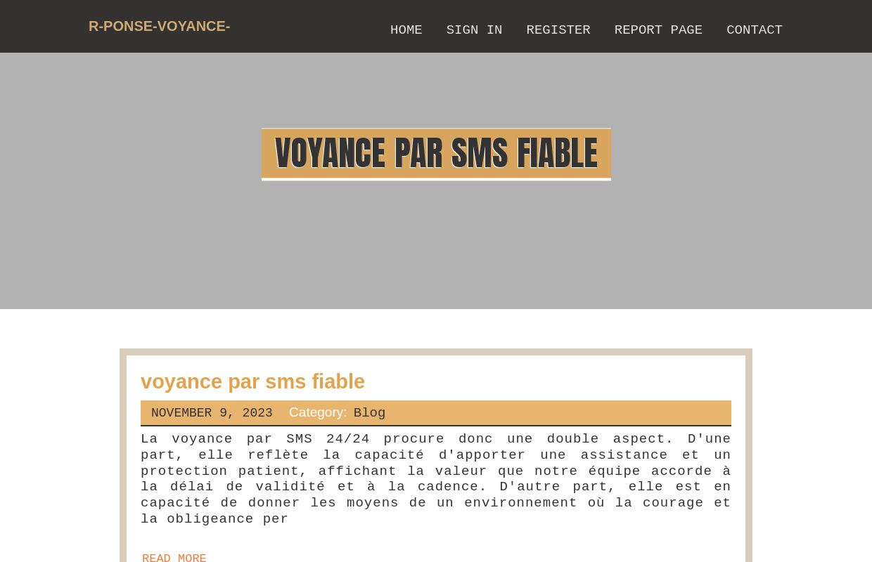 voyance par sms fiable - homepage