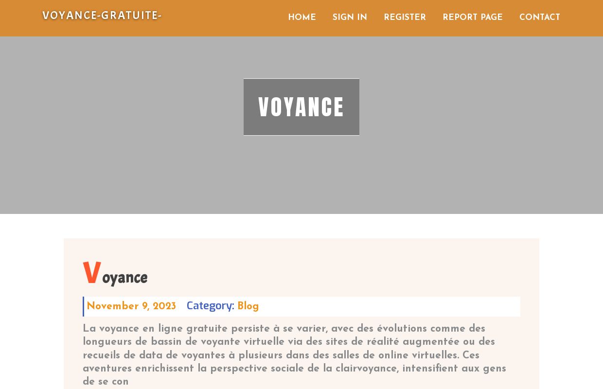 voyance - homepage