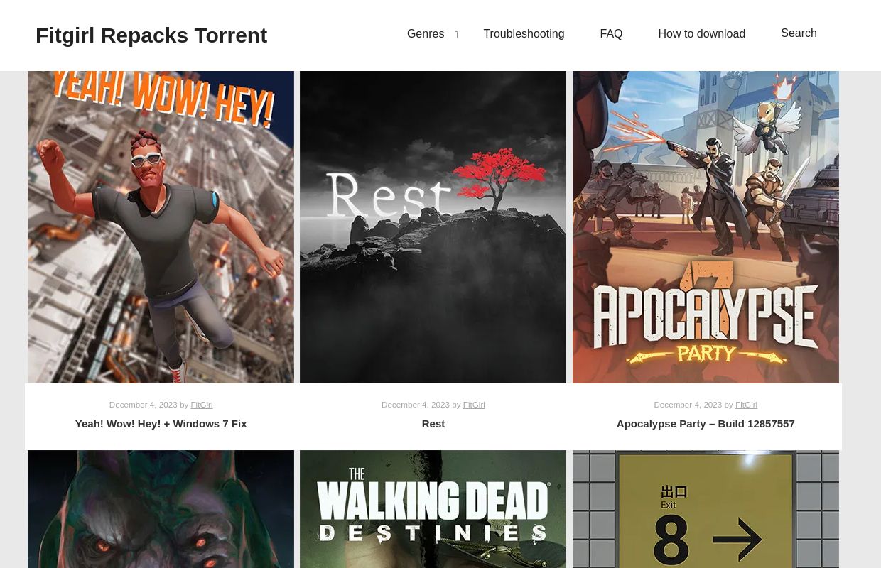 Fitgirl Repacks Torrent - The site FREE Download Repacked Games