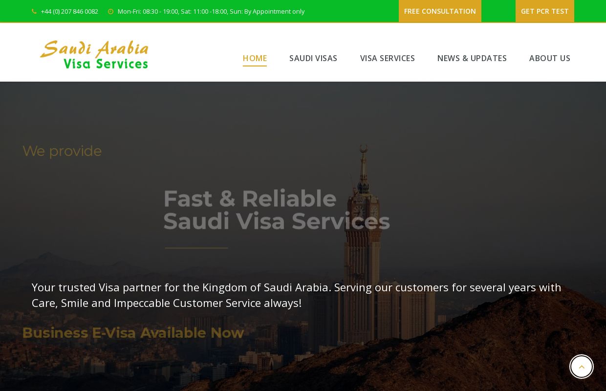 Fast Saudi Visa - Saudi Arabia Visa Services | Saudi Visa London UK