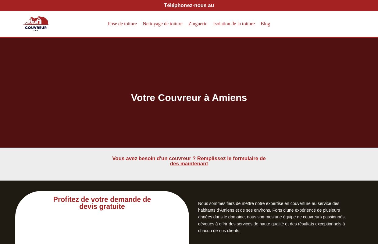 Couvreur Amiens : Services de Toiture Professionnels