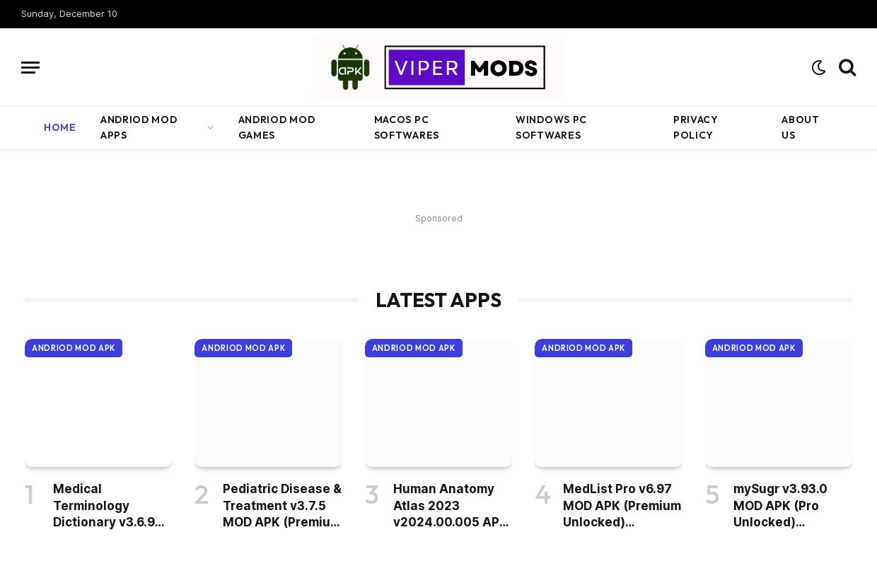 VIPERMODS - Download MOD APK, PREMIUM UNLOCKED Apps & Games For Free - Viper Mods