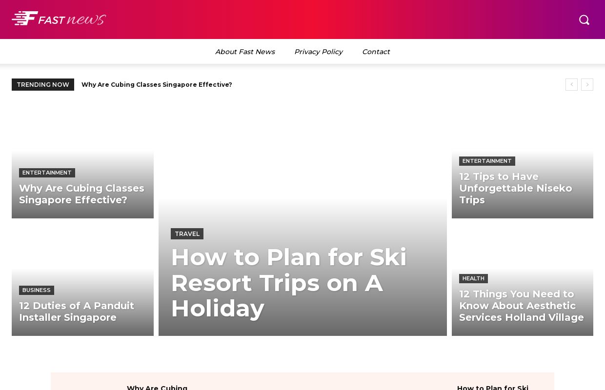 Homepage - Fast News - My Blog