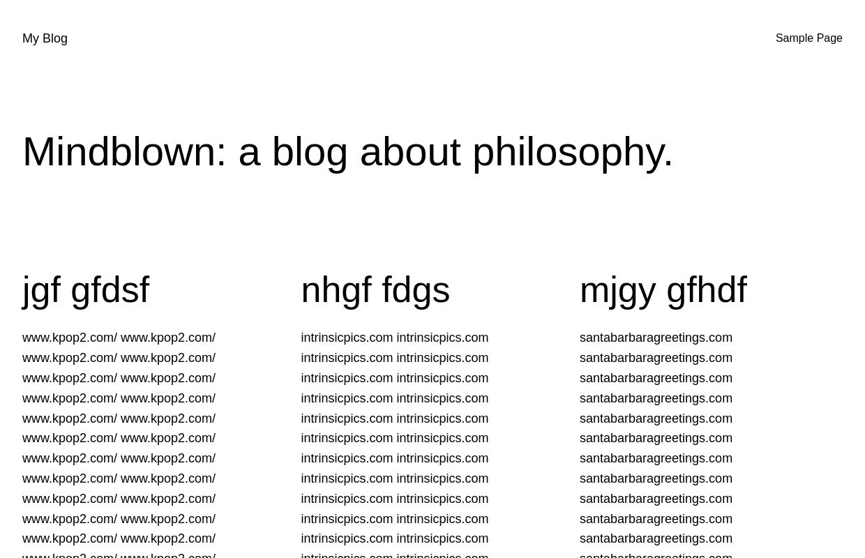 My Blog – My WordPress Blog