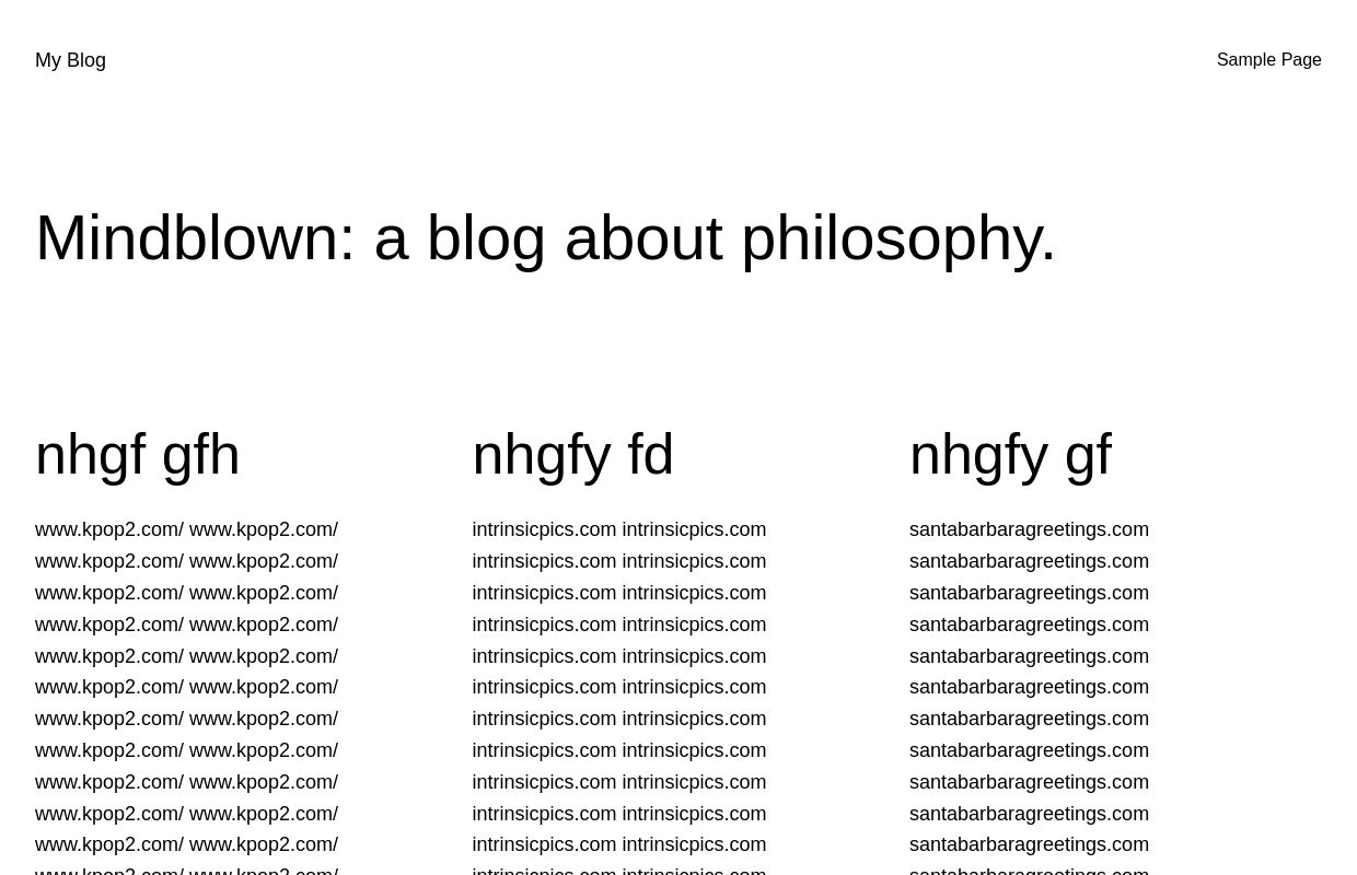 My Blog – My WordPress Blog