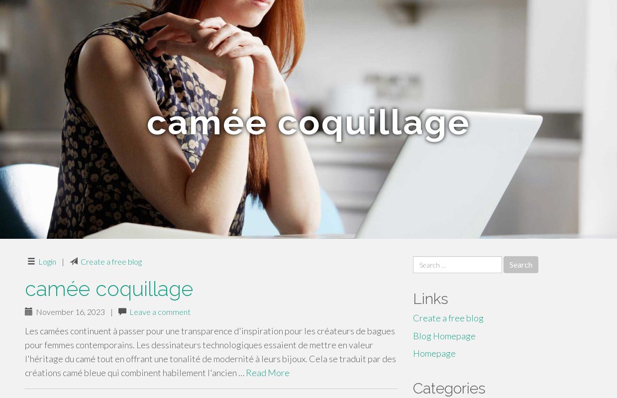 camée coquillage - homepage