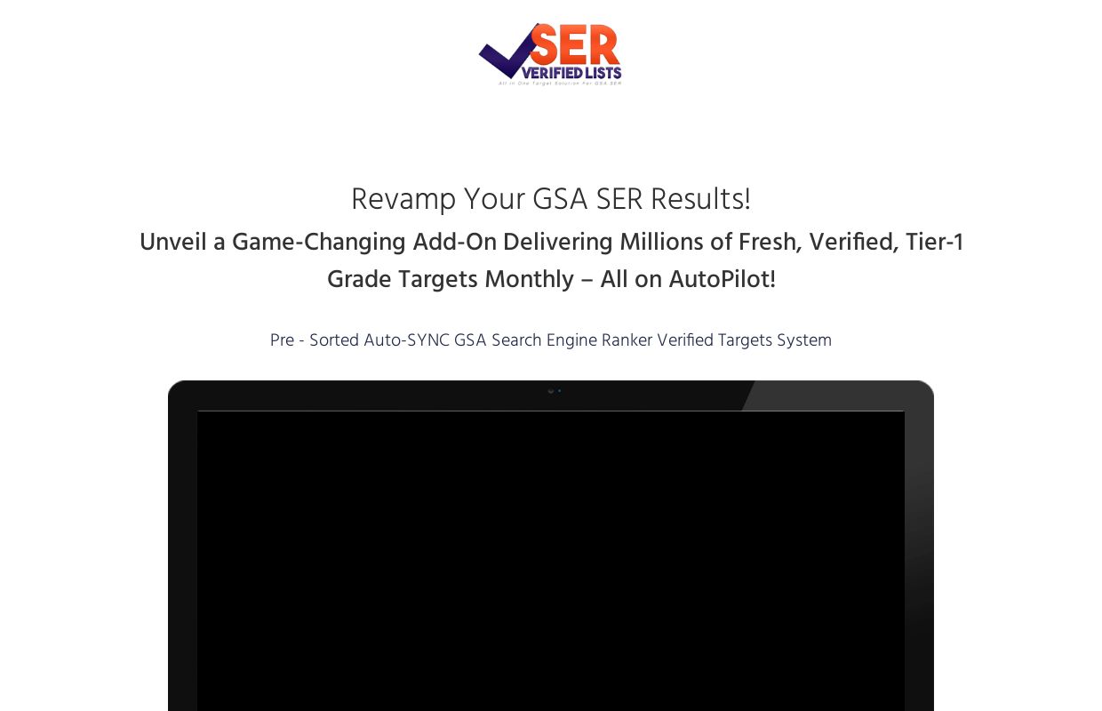 SER Verified Lists – Real time Gsa Link Lists Service | SER Verified Lists