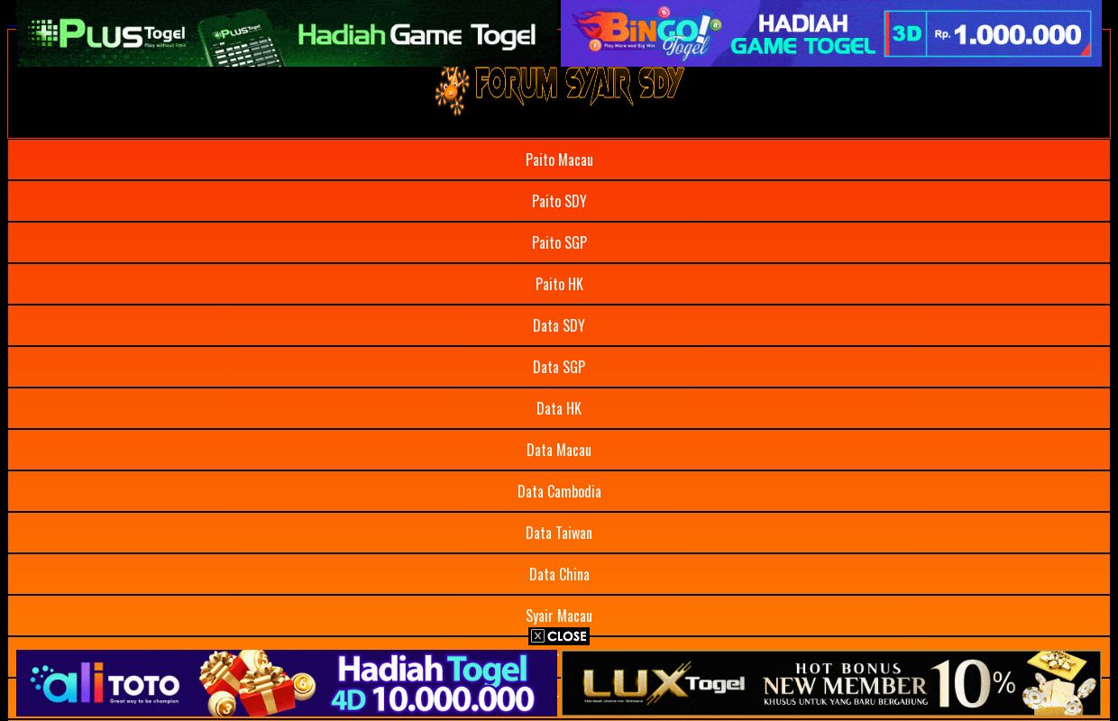 Syair Sdy - Syair Sdy hari ini - Forum Syair Sdy - Syair Sdy vip