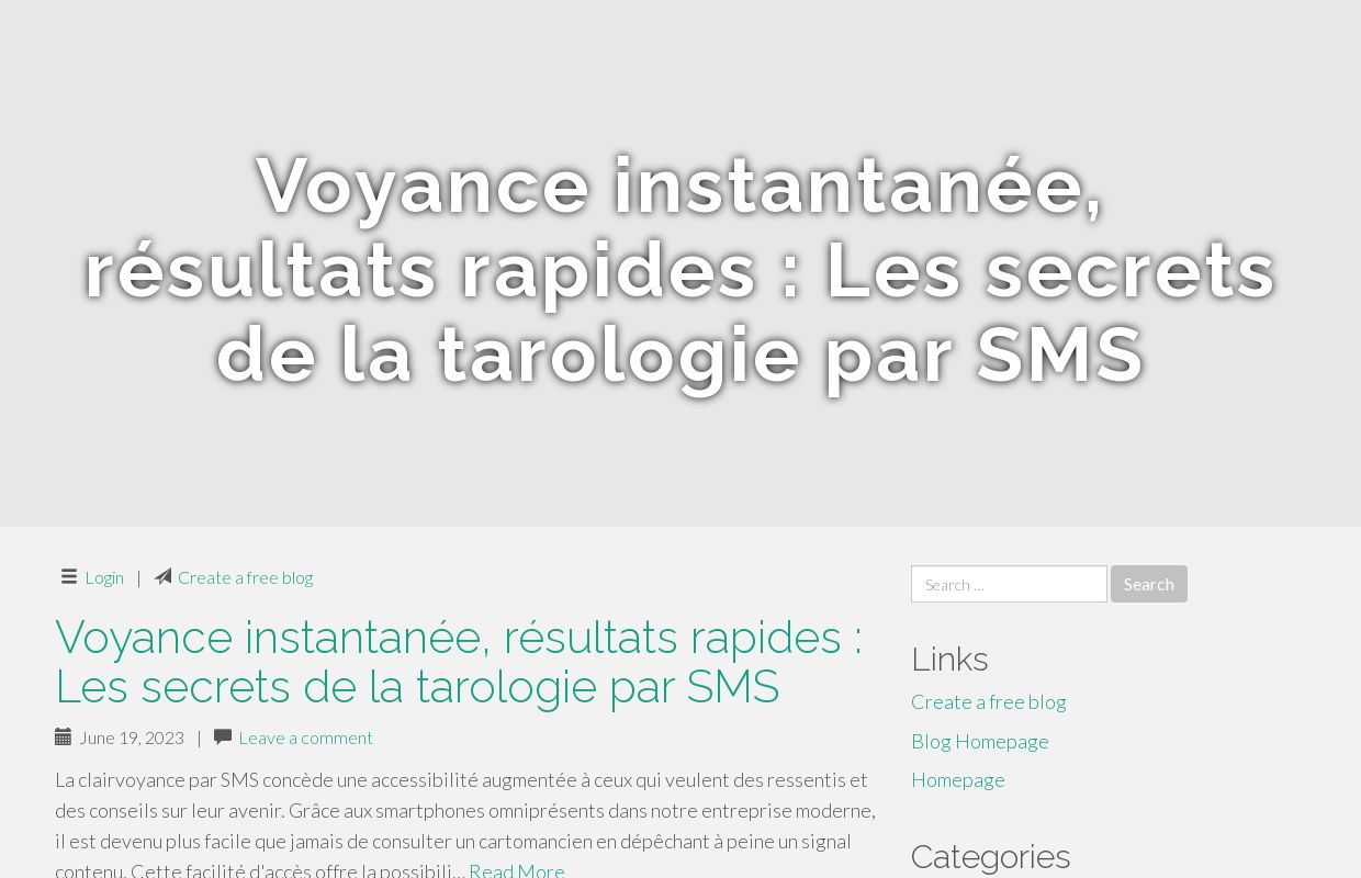 Voyance instantanée, résultats rapides : Les secrets de la tarologie par SMS - homepage