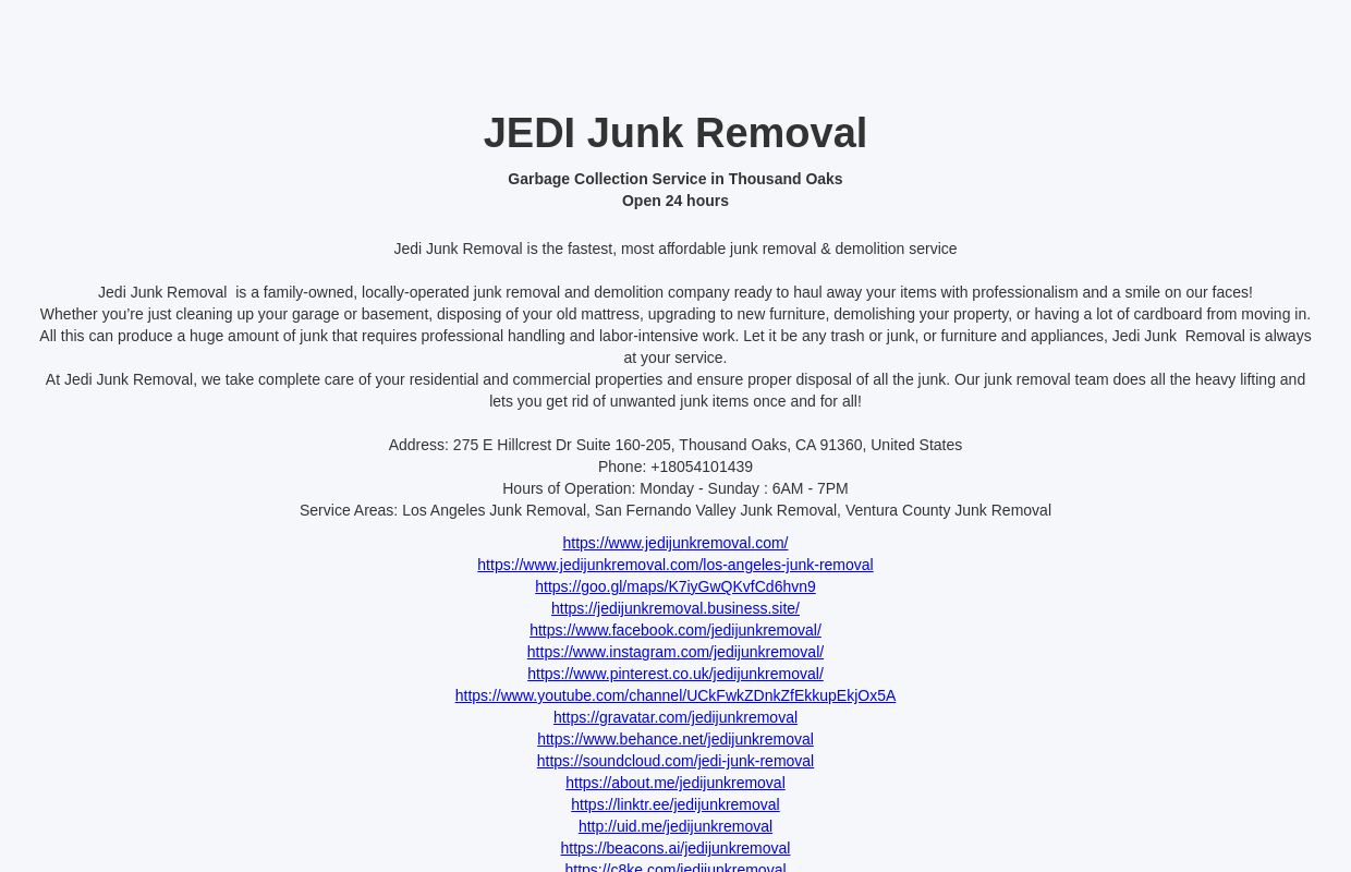 JEDI Junk Removal