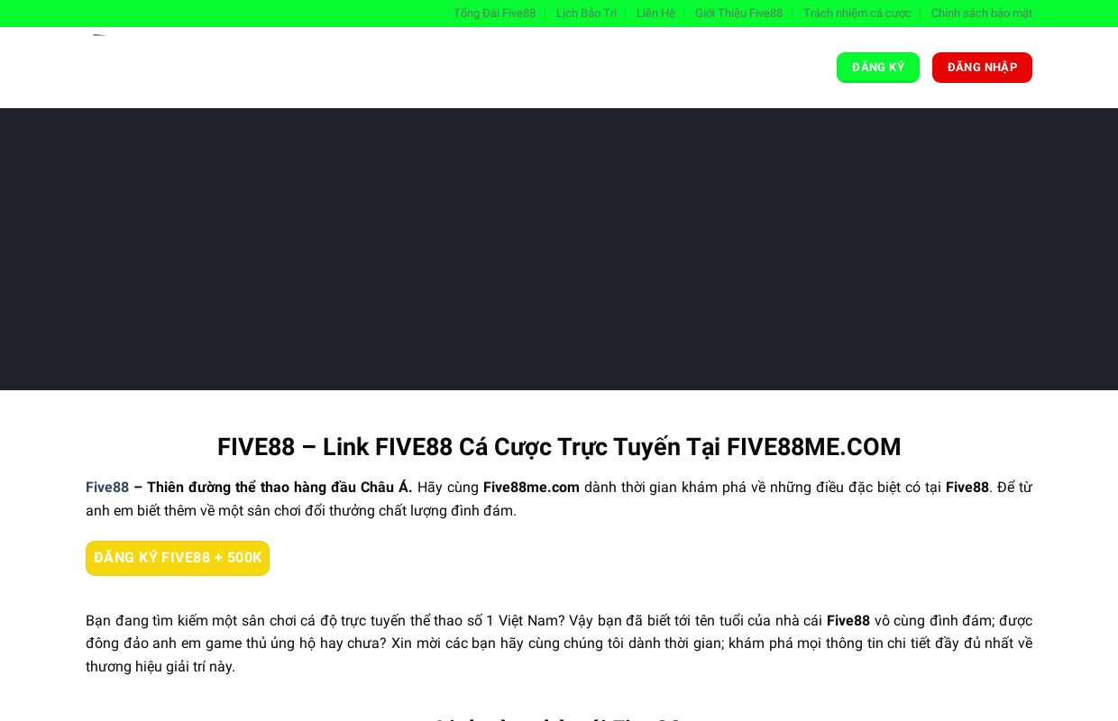 FIVE88 - Link FIVE88 Cá Cược Trực Tuyến Tại FIVE88ME.COM