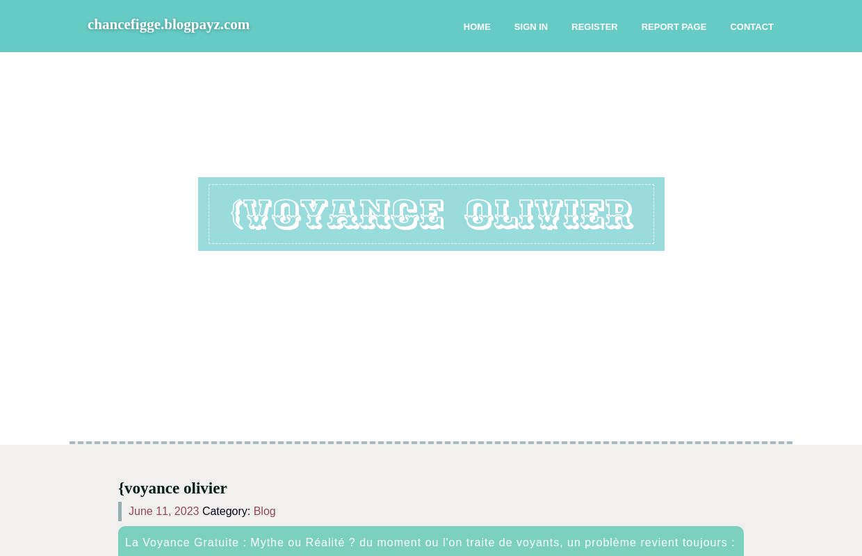 {voyance olivier - homepage
