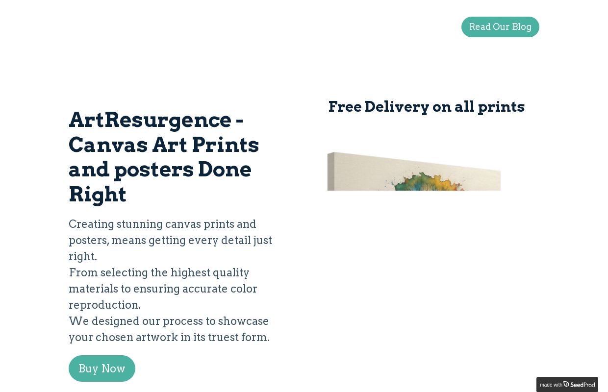 ArtResurgence Canvas art prints posters dark art and blog