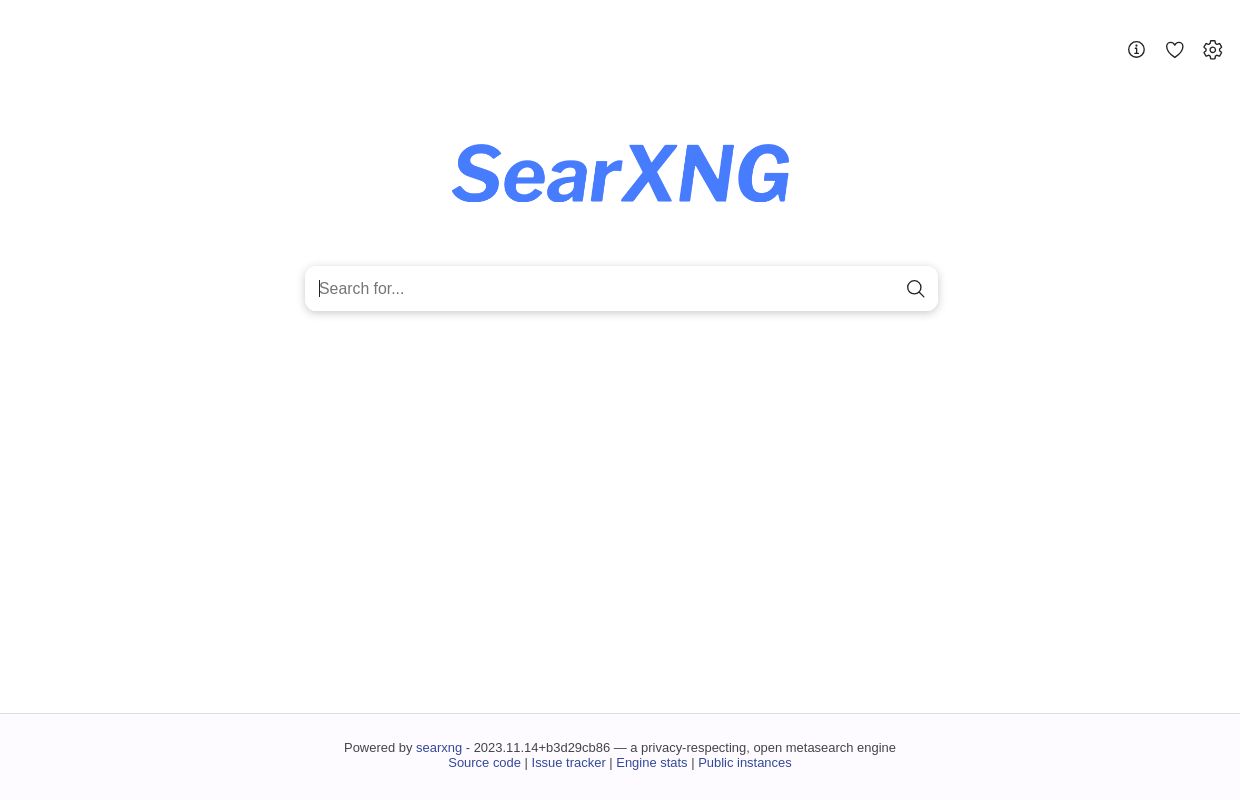 SearXNG - searx.li