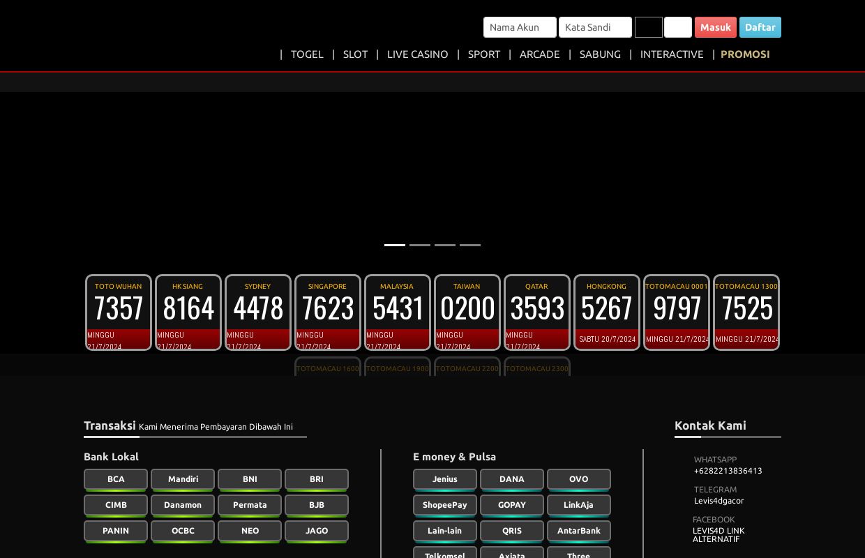 LEVIS4D ~ SITUS GAME ONLINE FAVORITE WINRATE TERTINGGI