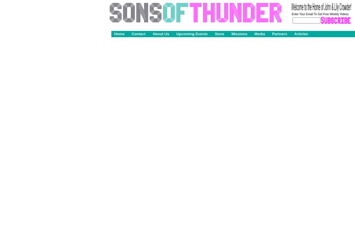 Sons of Thunder