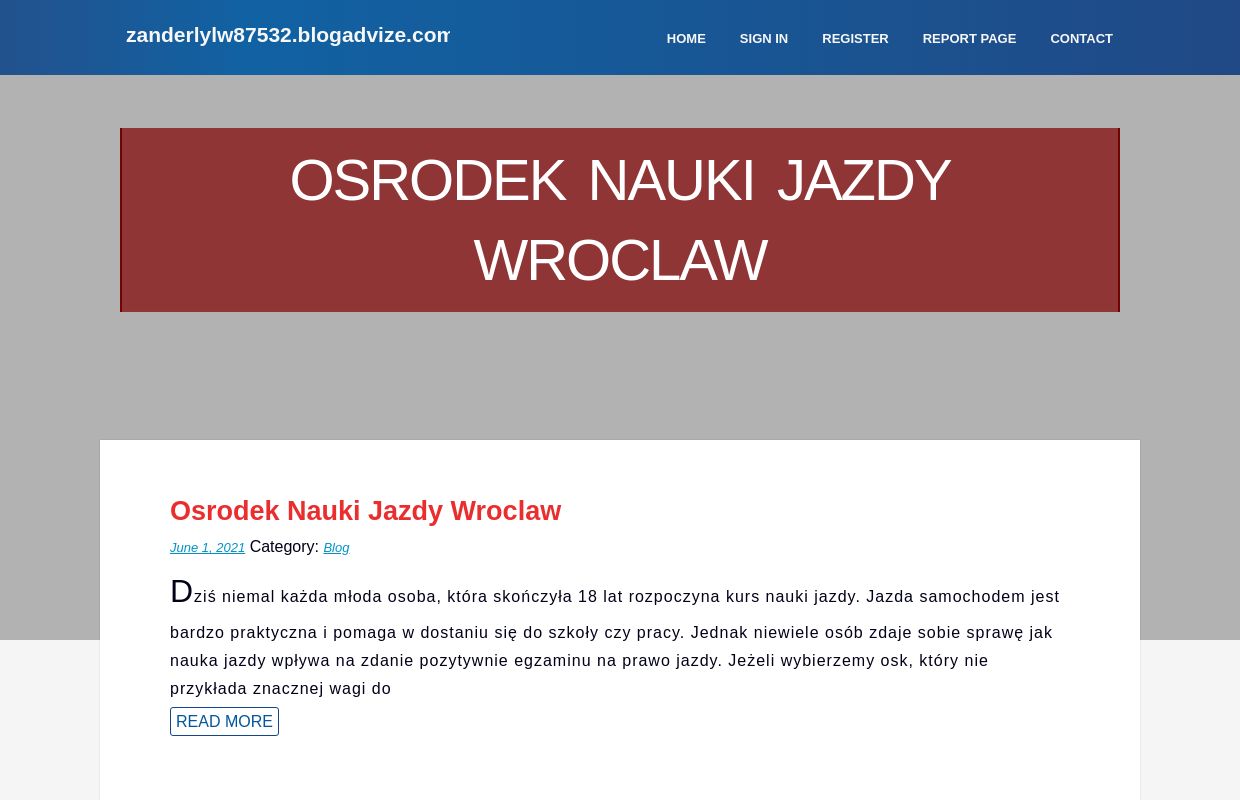 Osrodek Nauki Jazdy Wroclaw - homepage