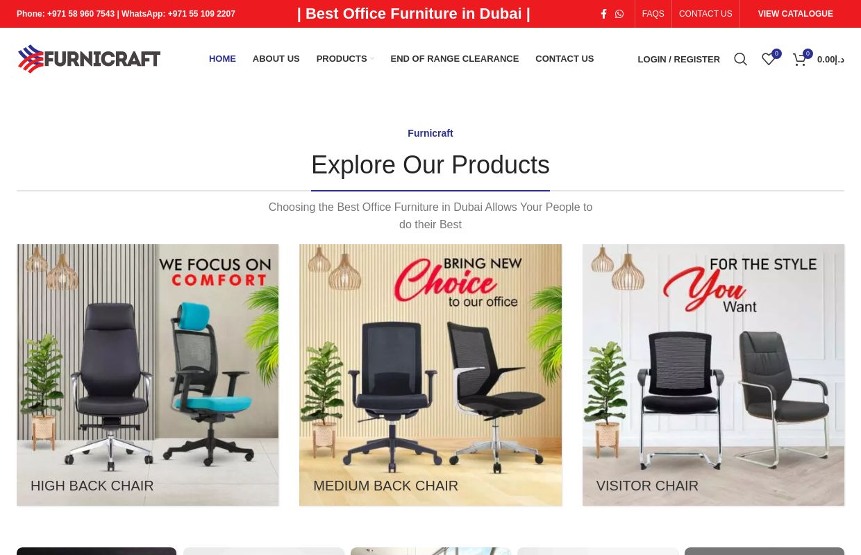 Best Office Furniture in Dubai, UAE | Furnicraft LLC