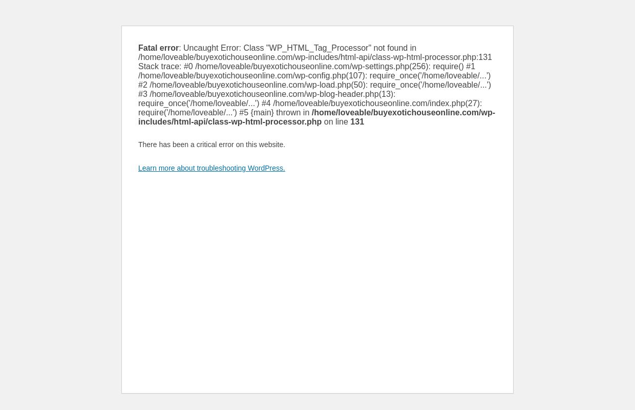 WordPress › Error