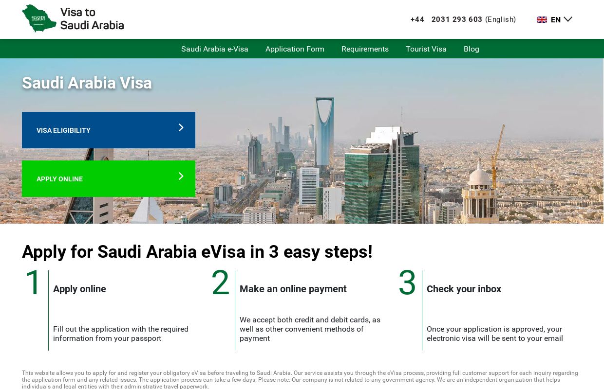 Saudi Arabia Visa Online | e-Visa for Saudi Arabia