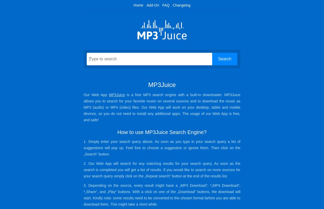 MP3Juice - Free MP3 Downloader