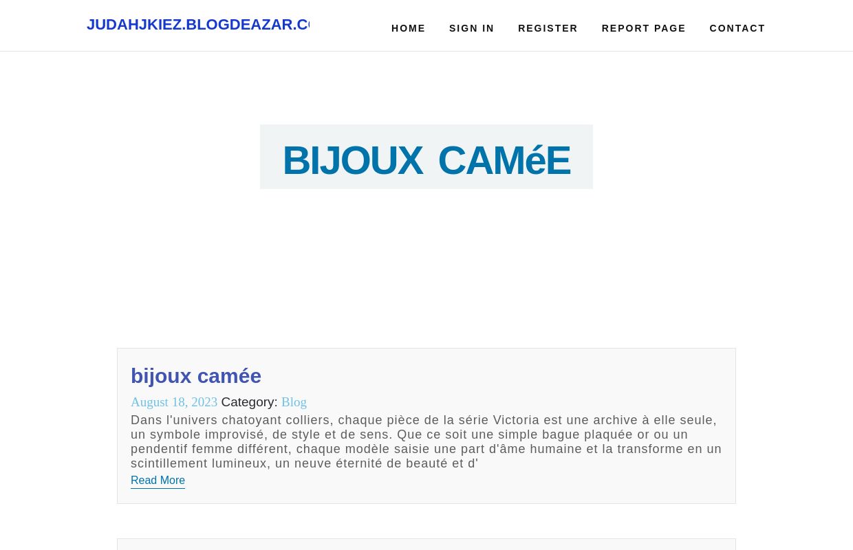 bijoux camée - homepage