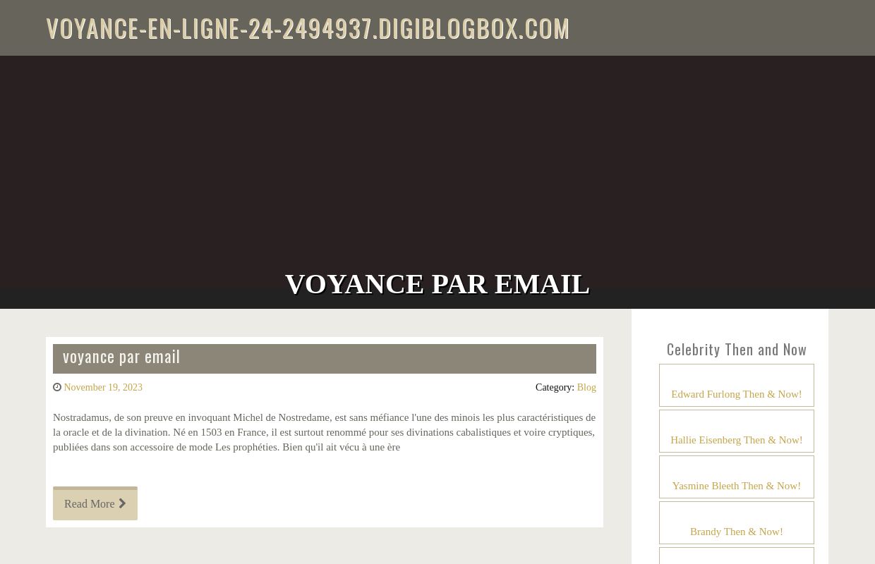 voyance par email - homepage