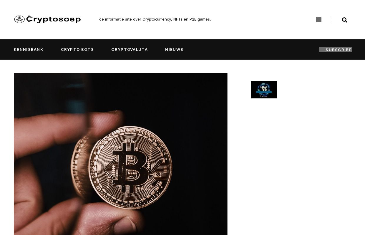 Cryptosoep - De informatie website over Cryptocurrency, NFTs en Play to Earn Games