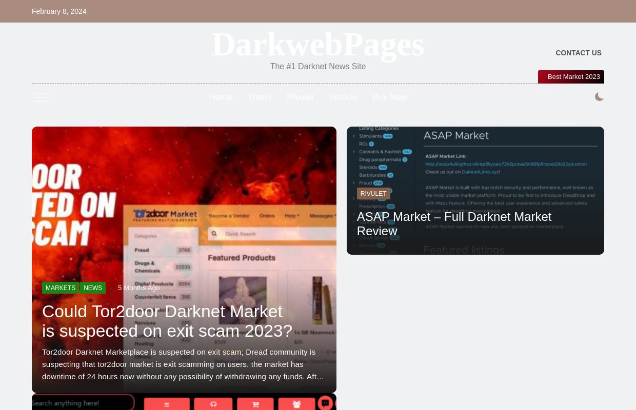 DarkwebPages - The #1 Darknet News Site