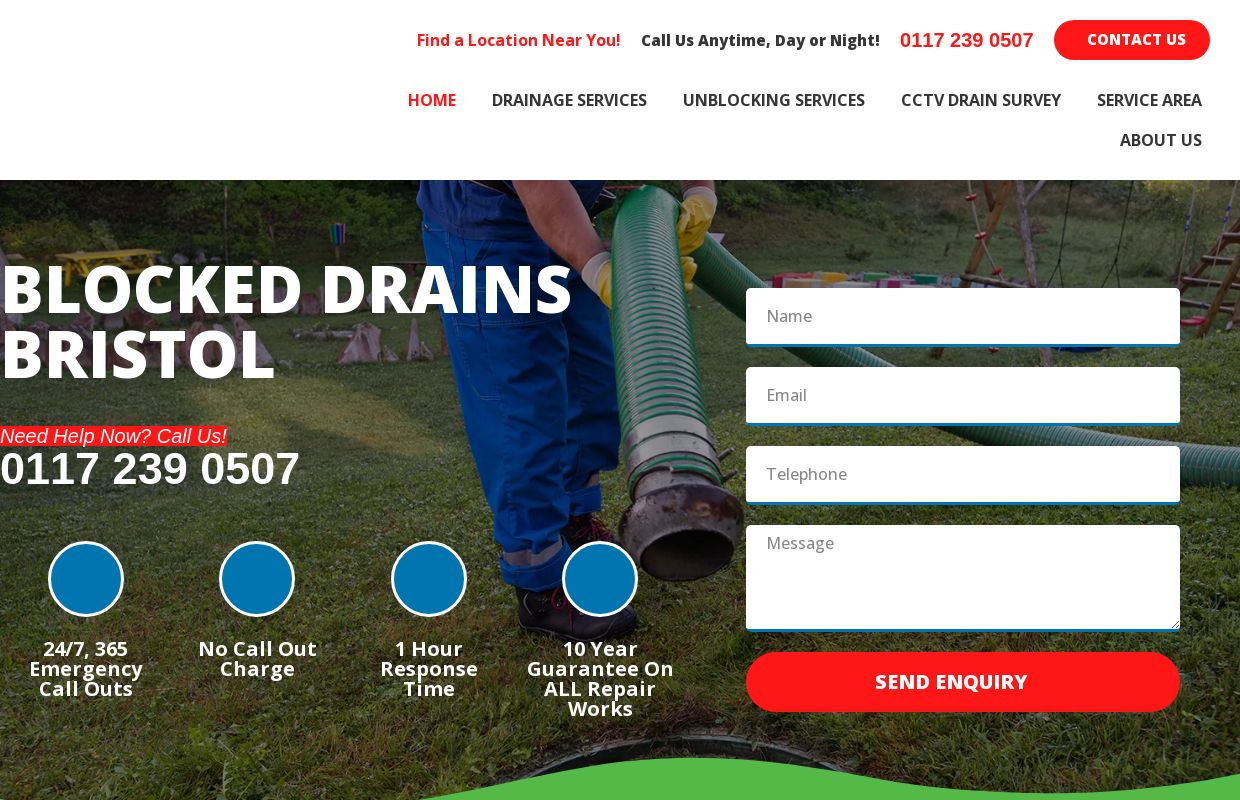 Blocked Drains Bristol | Drain Unblocking & Drain Cleaning