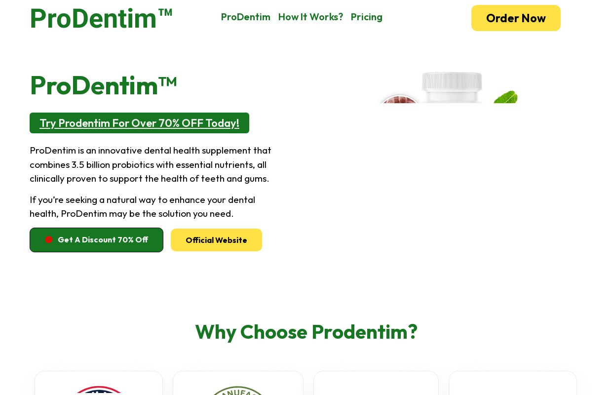 ProDentim(official)2024 } 70% Discount Today