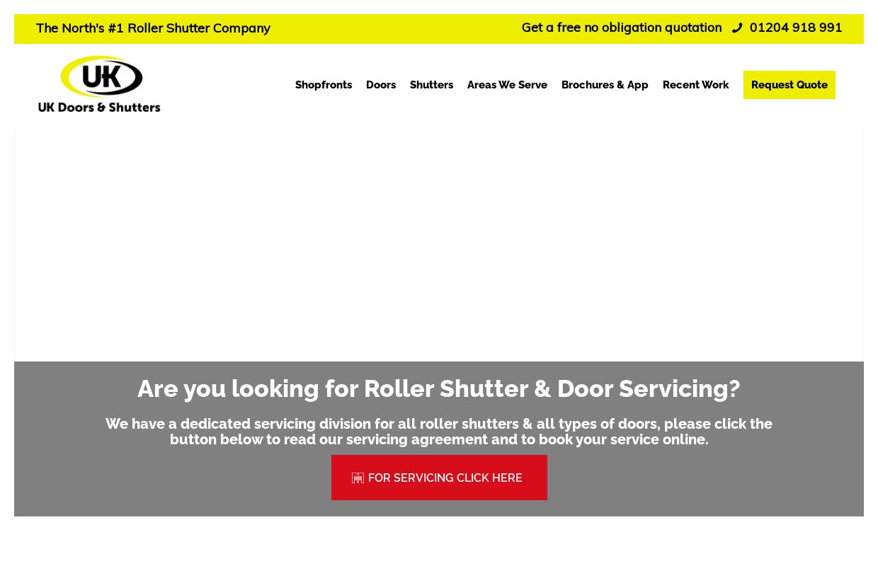 Roller Shutter Repairs | Roller Shutter Installation | UK Doors & Shutters