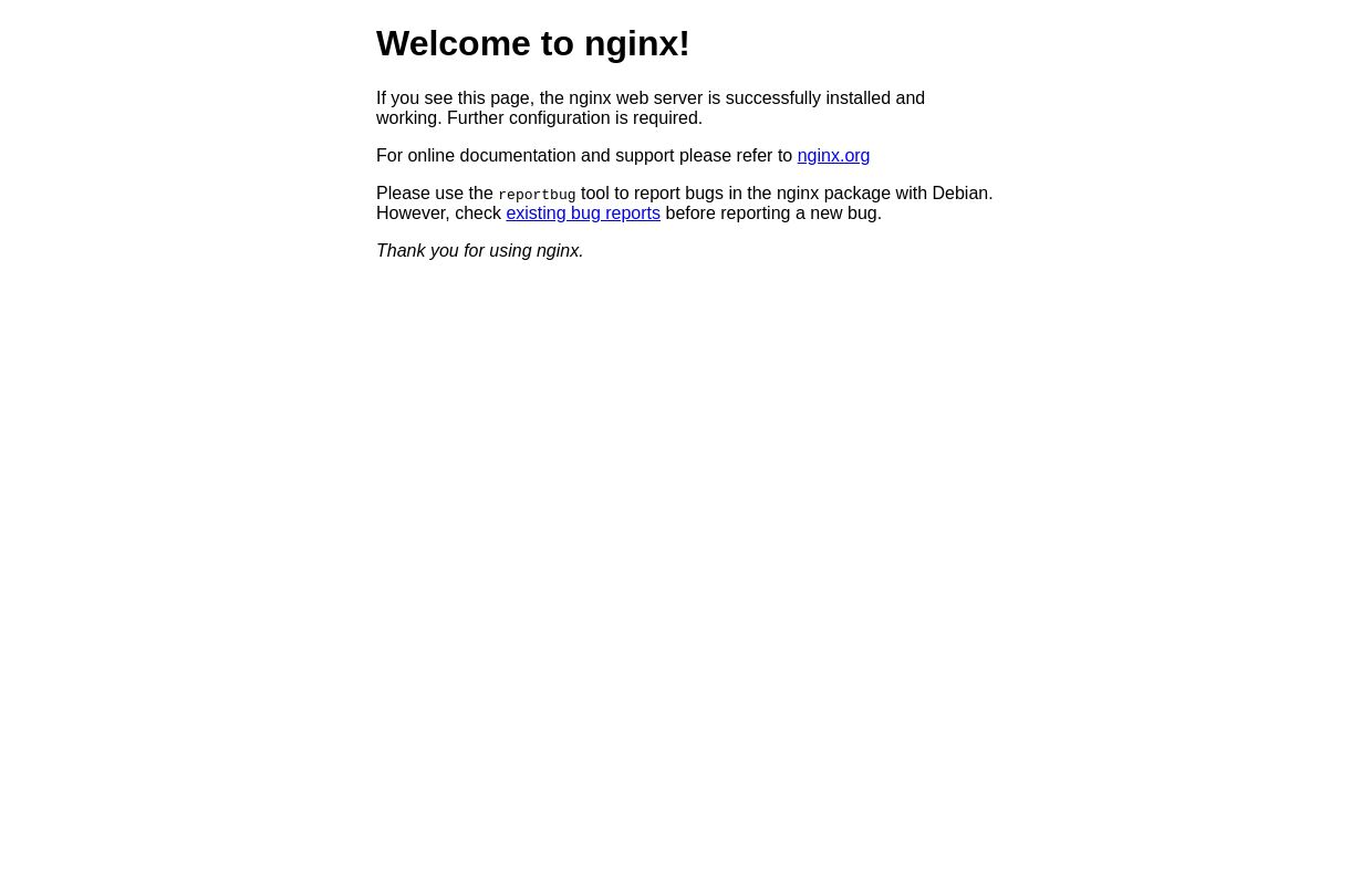 Welcome to nginx!