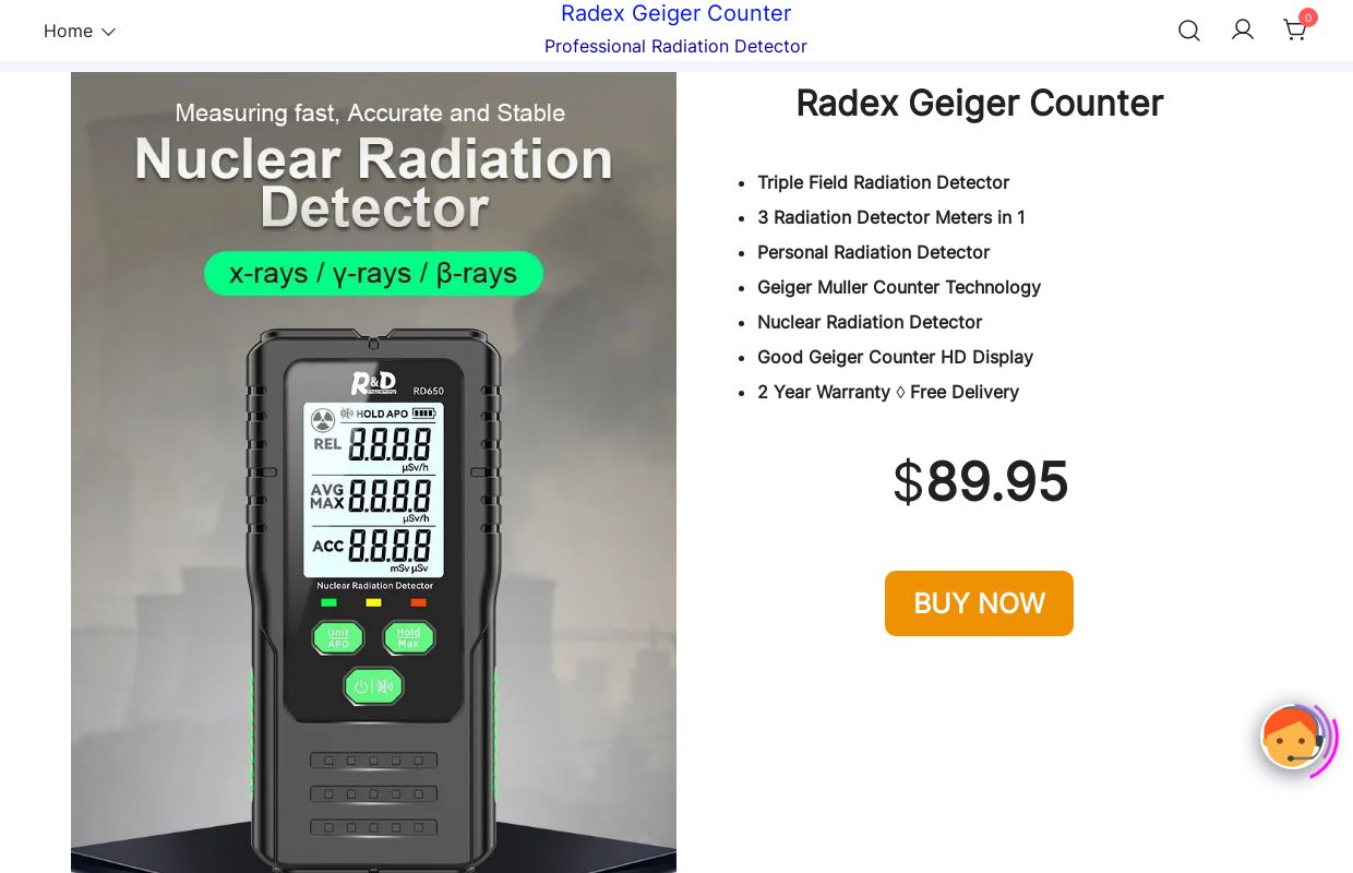 Radex Geiger Counter – Professional Radiation Detector