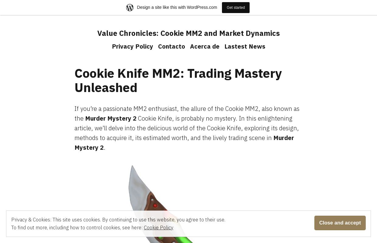 Value Chronicles: Cookie MM2 and Market Dynamics